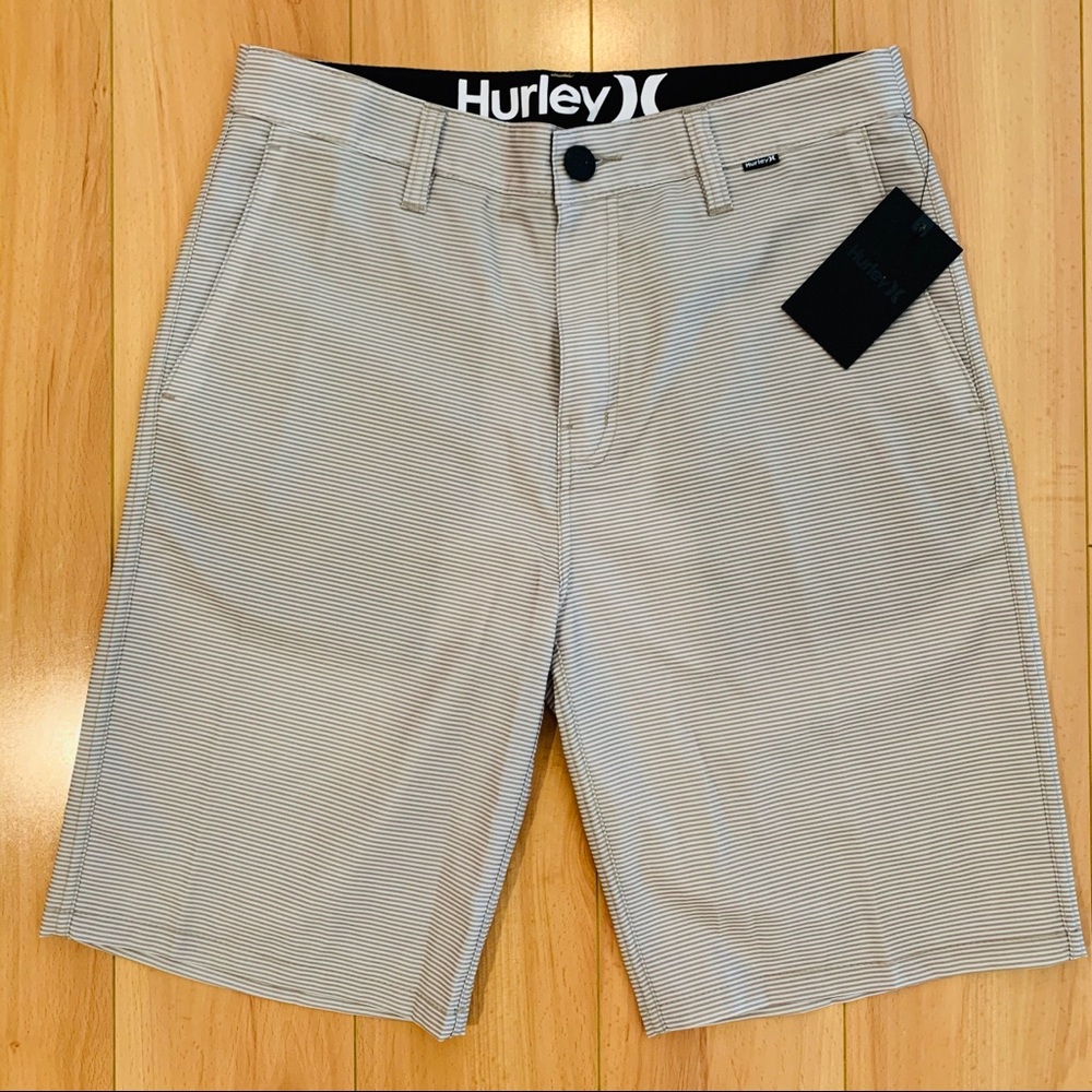 HURLEY Harrison stripe shorts / board shorts, NWT